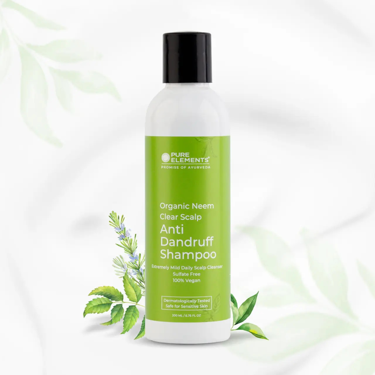 Organic Neem Clear Scalp Anti Dandruff Shampoo
